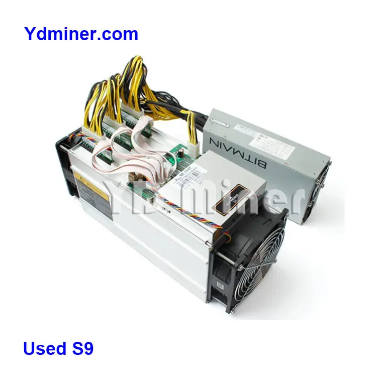 Хорошее состояние используется Asic Биткоин Майнер Bitmain Antminer S9 12 5 T 13 по лучшей