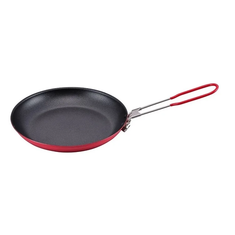ODE Customized Outdoor Kitchen Cookware Camping Cooking Pan Aluminum Frying Pan