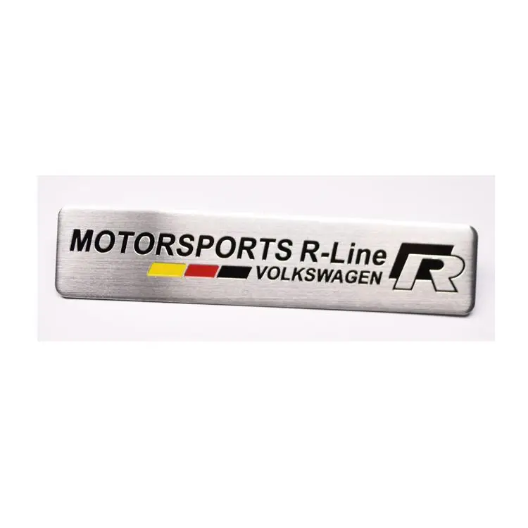 Factory Custom Car Labels 3m Automotive Adhesive Sticker Custom Car Sticker Aluminum Auto Stickers  Emblem Logo Badge