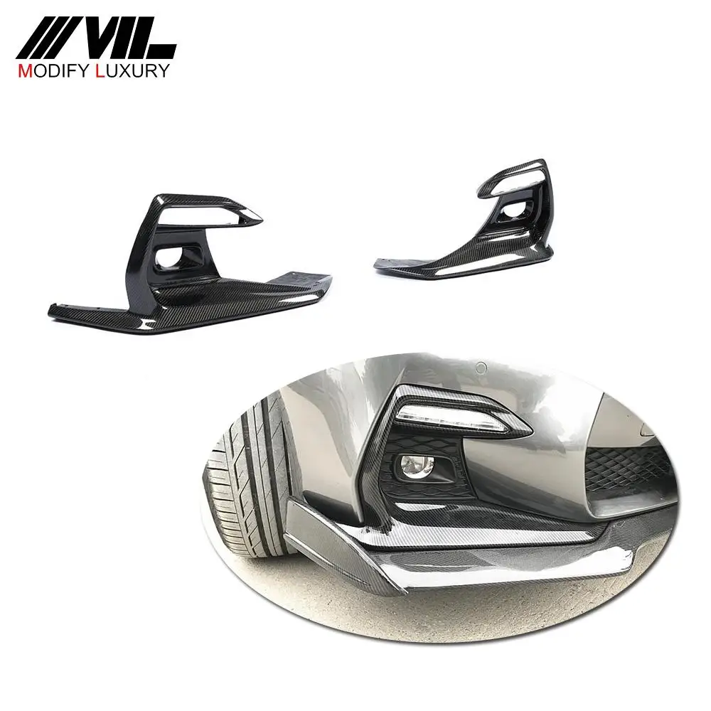 Carbon Fiber Fog Lamp Covers for Infiniti Q50 Sport Sedan 4-Door 2018-2019