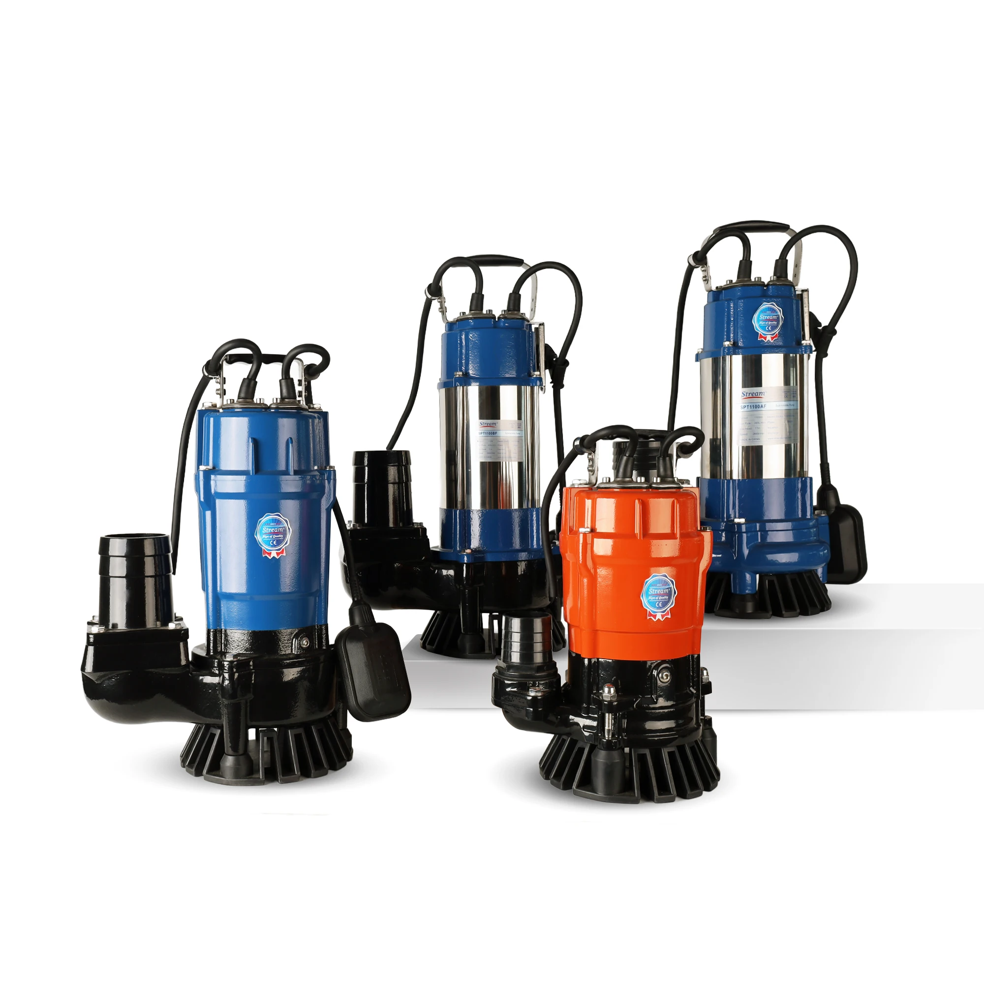 Сверхмощный погружной дренажный насос 50 м высокоэффективный для очистки чистой воды