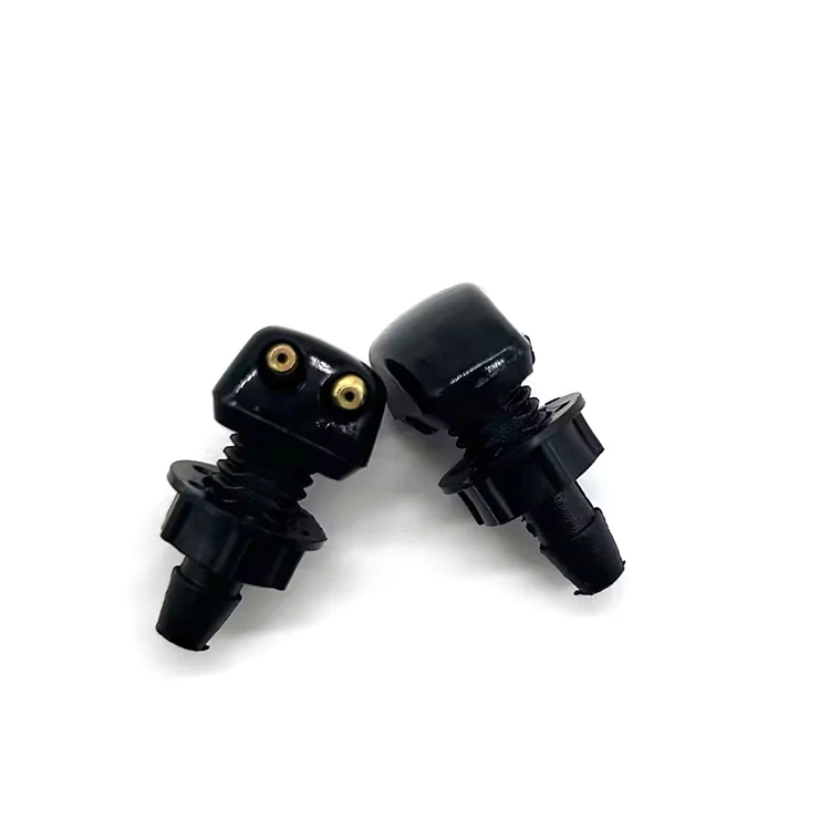 Universal Car Windshield Wiper Washer Spray Nozzle Fits Most Car Models Car Dual Holes Windshield Washer Nozzle Wiper Water Spra
