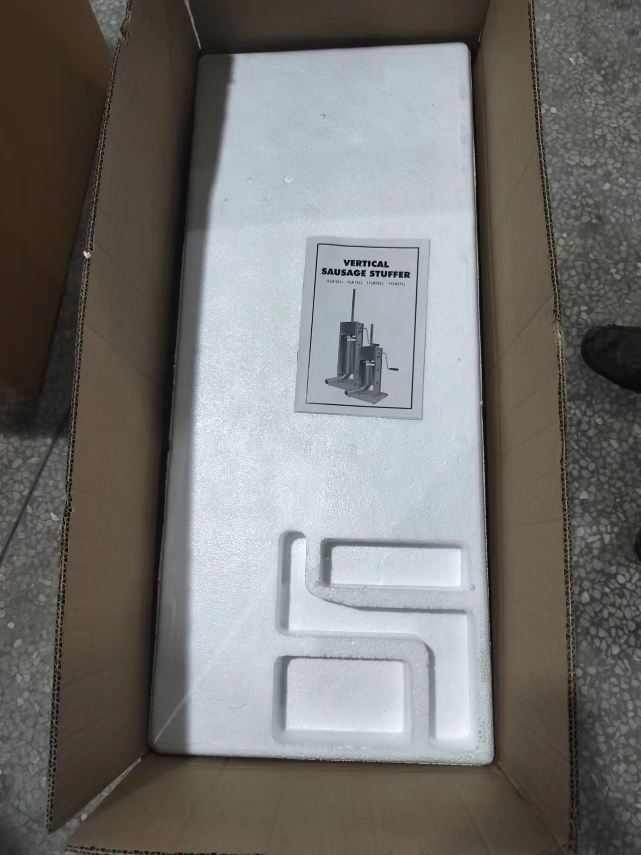 Manual Vertical Sausage Stuffer 7L making sausage machine VS-7L