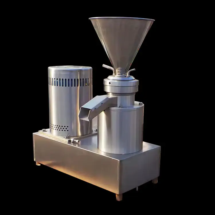 Vertical Colloid Mill Machine for Food - Chili Sauce  Almond Milk  Peanut Butter