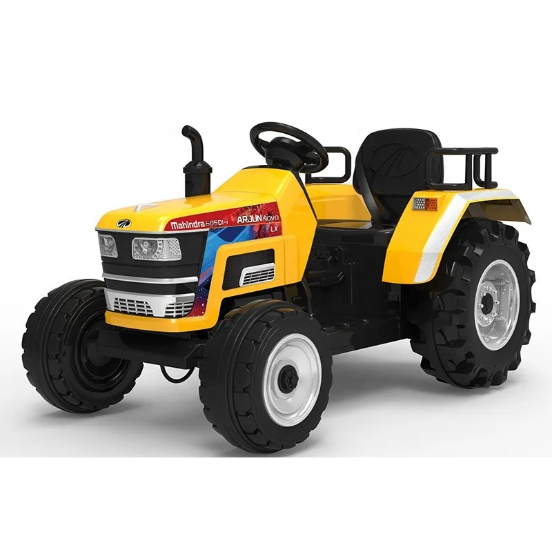 big kids electric tractor with parent remote control cheap