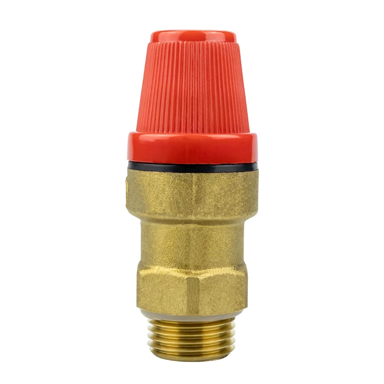 TMOK China Factory Drain Relief Switch Solar Water Boiler Steam Water Heater Brass Safety Valve