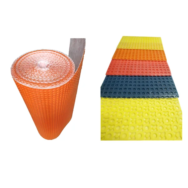 Waterproof Uncoupling Membrane Floor Underlay Decoupling Mat for Underfloor Heating System Tiling Floor