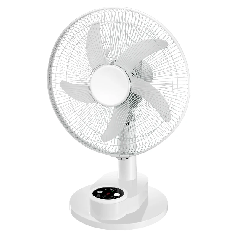 Factory Wholesale Table Fan Manufacturer AC DC 14 Inch Rechargeable Pedestal Fans Table Lamp Standing Fan For Home