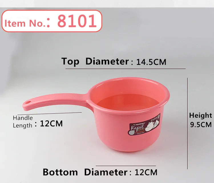 Household Plastic Water Dipper Ladle Bailer For Kitchen Bathroom Use