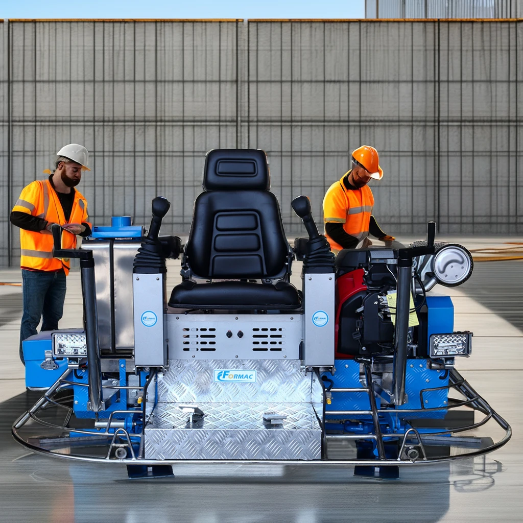New Design FORMAC 836CH Hydraulic Heavy Type Power Float Ride-On Power Trowel For Edging Pan Making Machine