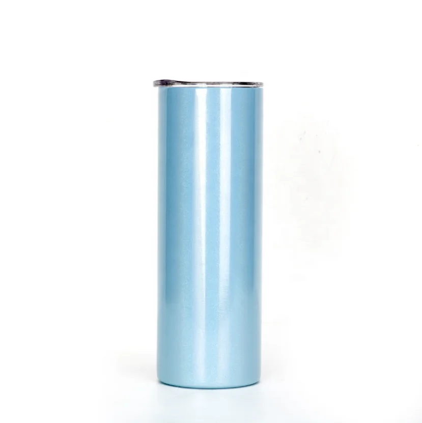 Double Wall Coffee Mug Insulated Tumblers White Sublimation Blanks Stainless Steel USA 20 Oz Straight Luxury Space Business Beer