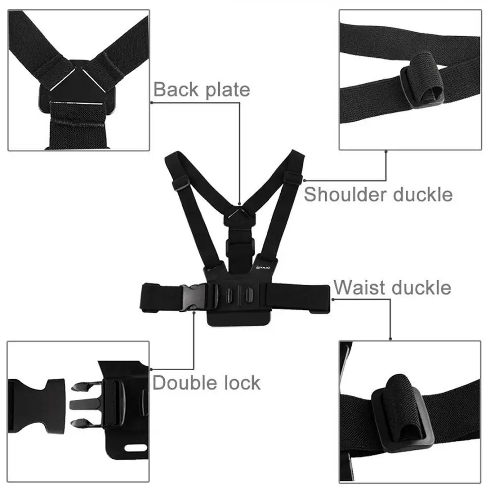 New Chest Strap Mount Phone Clip Bracket for Climbing/skiing/biking 360 Degree Rotated for iPhone Huawei Samsung Gopro Accessory