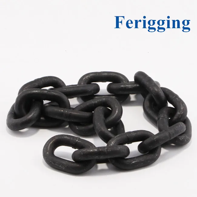 Ferigging G80 Black Oxidised EN818-2 Chain Lifting 8mm