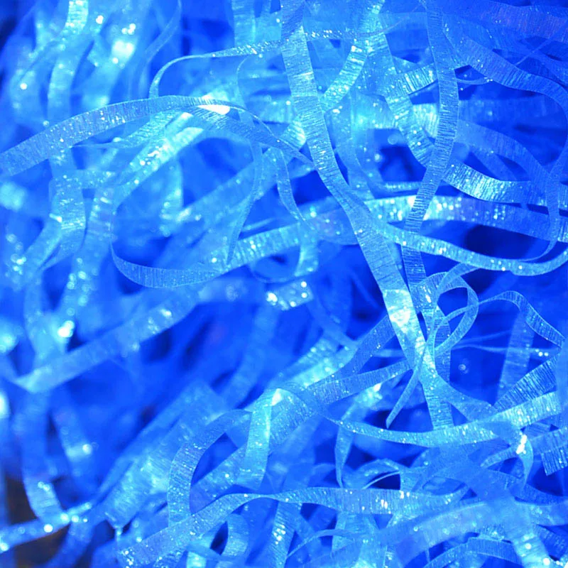 
50g/bag Shredded Paper packaging Crinkle film box filler Decoration Shredded for gift basket pack Crinkle Tissue raffia filling 