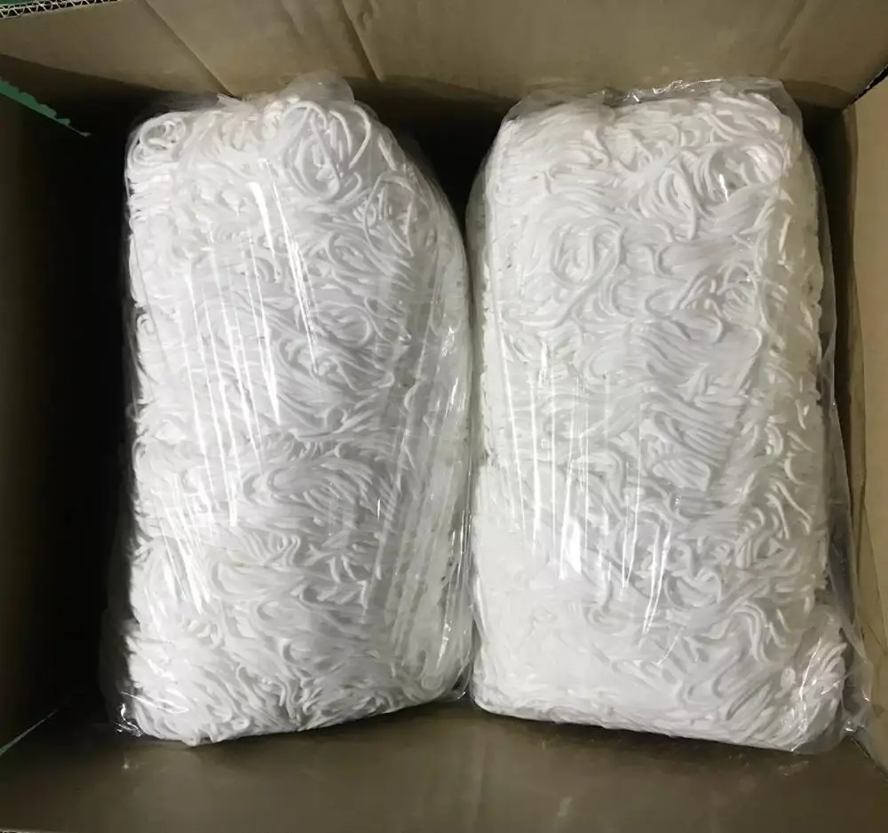 soft 3mm round /flat elastic cord for earloop