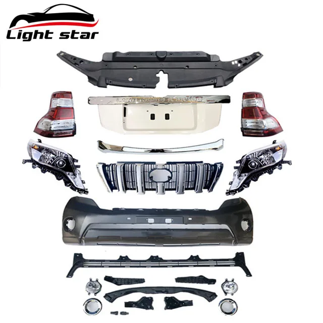 Hot selling body kit for Prado Fj150 2010 2011 2012 2013 upgrade to 2014 2015 2016 2017 style