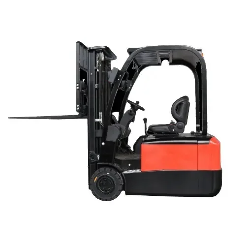 Seated drive 1500kg small electric forklift with solid tyres