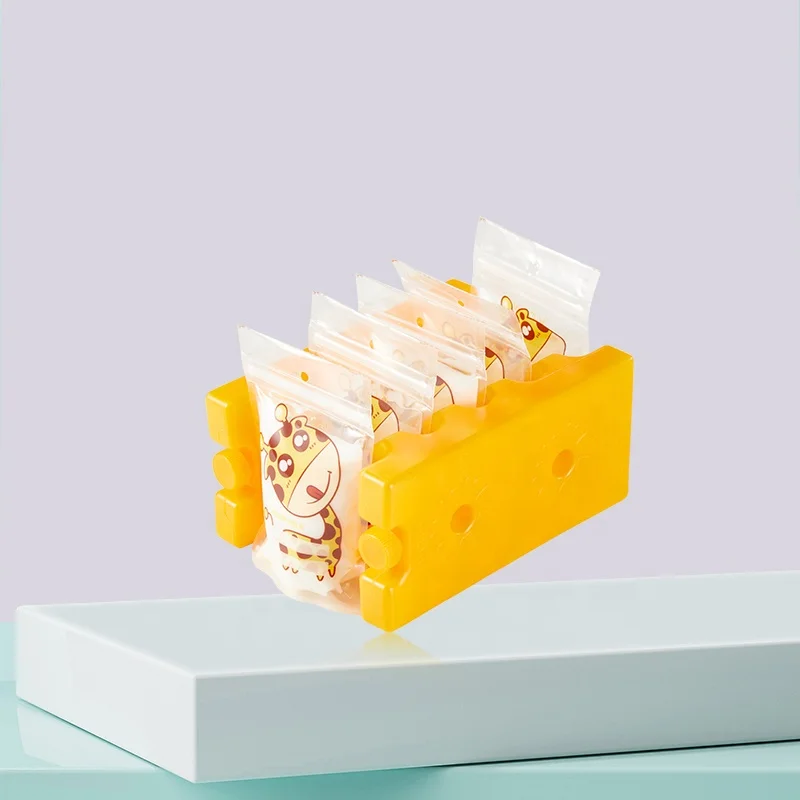 
V-Coool Dry Reusable ice brick pack without GEL for cooler bag and brest milk storage 