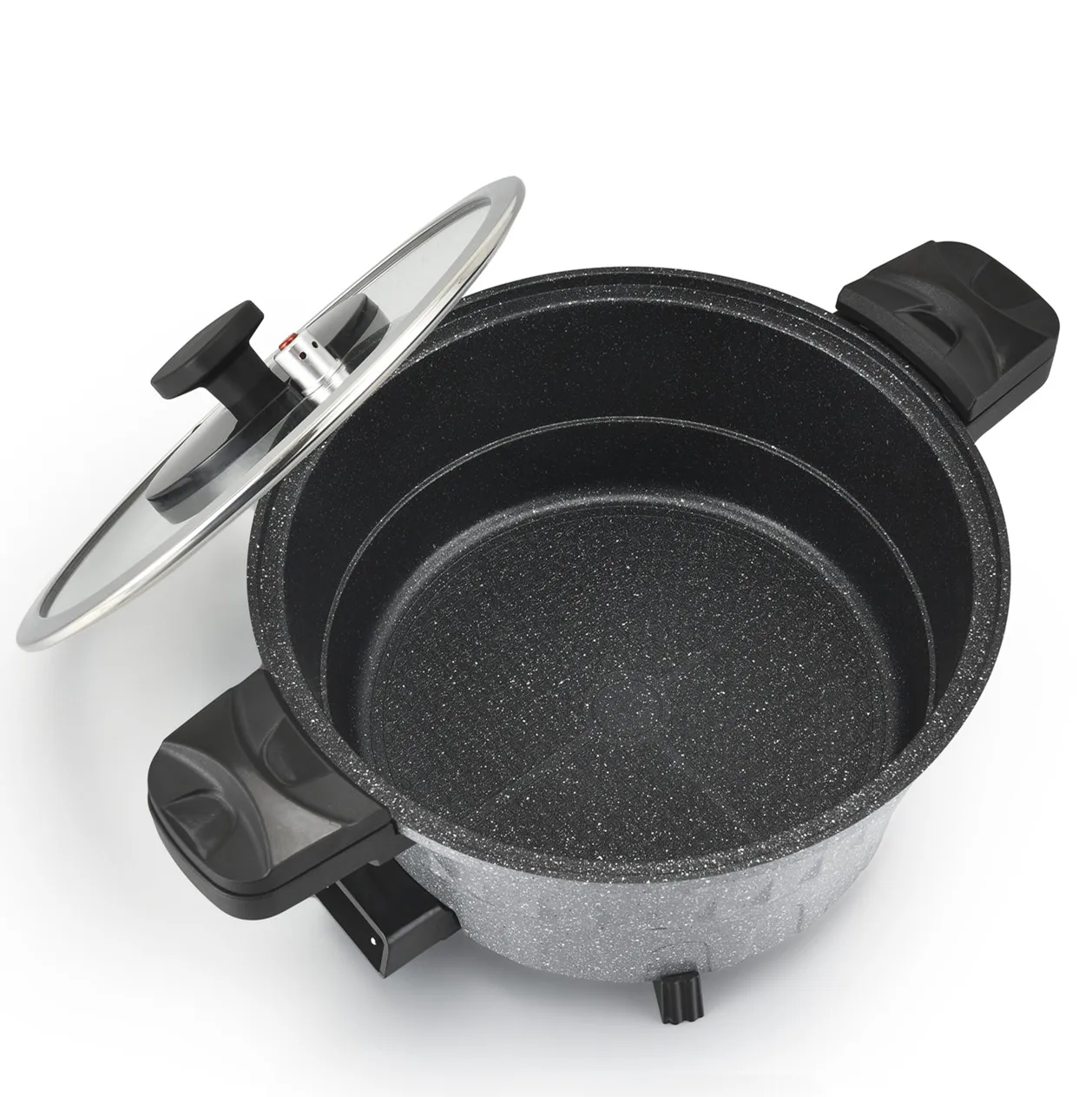 High Quality Low Pressure  Cooker  Home Indoor Smokeless non-stick coating Electric Cooker Wok