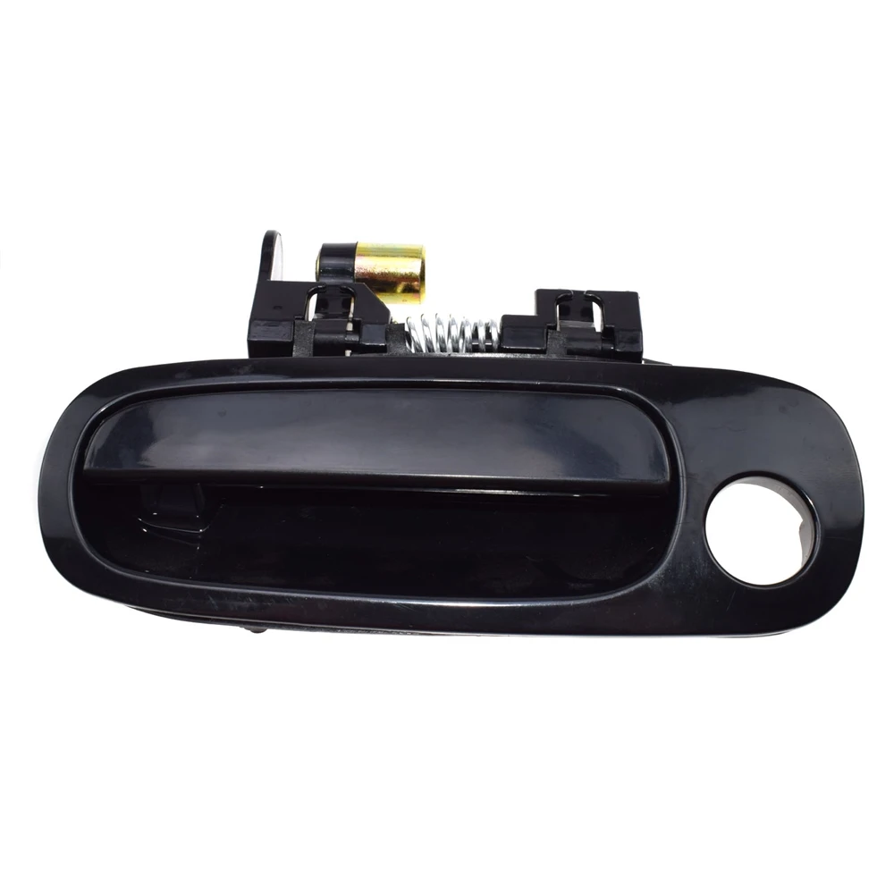 Левая передняя черная внешняя дверная ручка для 1998-02 Toyota Corolla 6921002040,69210-02040,77563