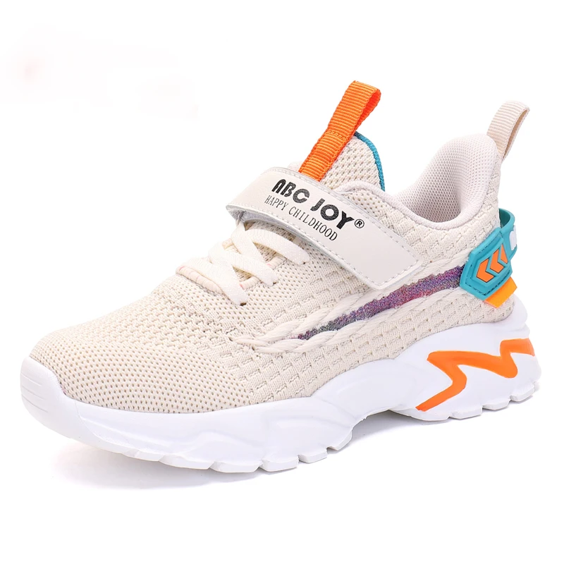 2021 New Arrival Fly Knit Breathable Casual Children Shoes Soft Sports Running Sneakers for Kids