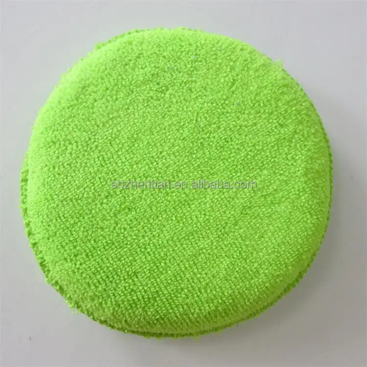 Professional Premium Soft Car Care Polishing Sponge Microfiber Car Wax Applicator Pad