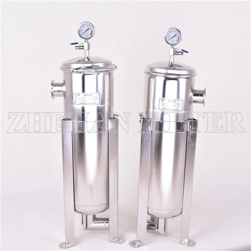 Ss bag filter housing/304 stainless precision filter for industrial liquid filtration
