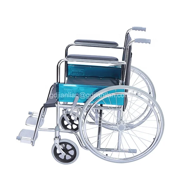 Wheelchair Manufacturers Wholesale Hospital Household Steel Hand Folding Wheelchairs