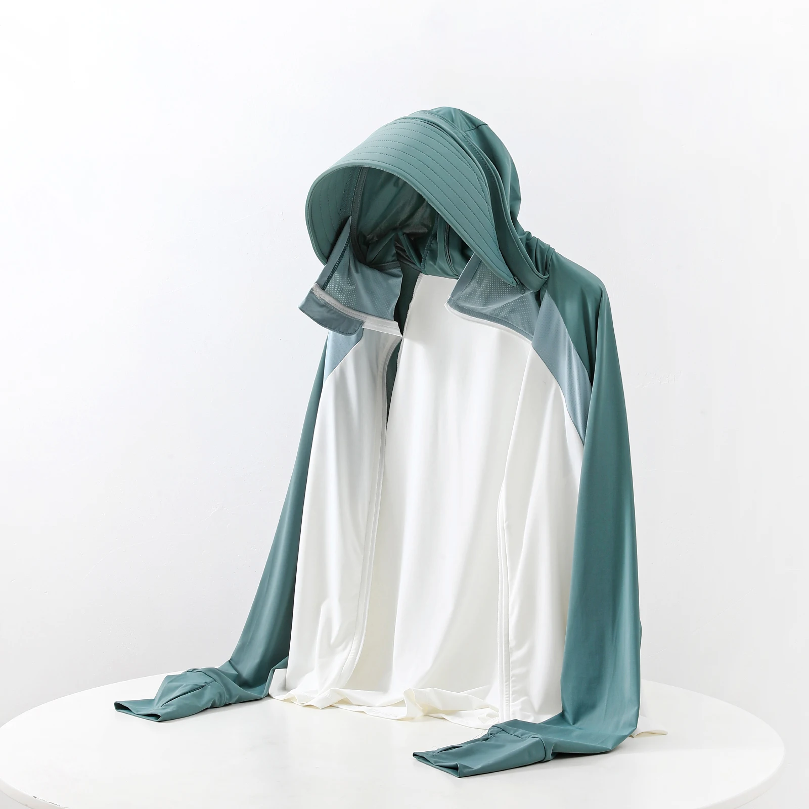 New Design Women Outdoor Anti Uv Quick-dry Thin Sun Protection Clothing With Hooded Upf 50+ Ice Cold Anti-uv Sunscreen Clothing