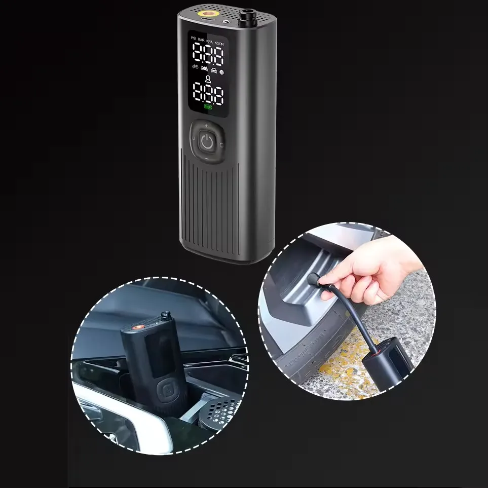 Car Inflator Pump Selection - Efficient and portable, one button start, fast inflation!