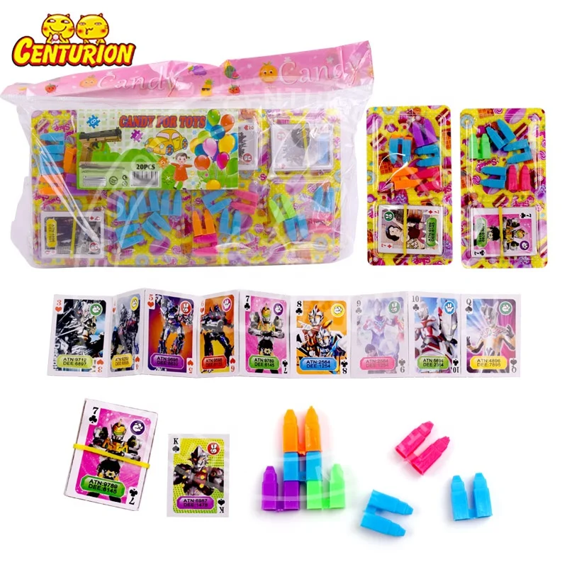 wholesale china cheap  mini plastic creative building blocks and playing cartoon cards toy for kids