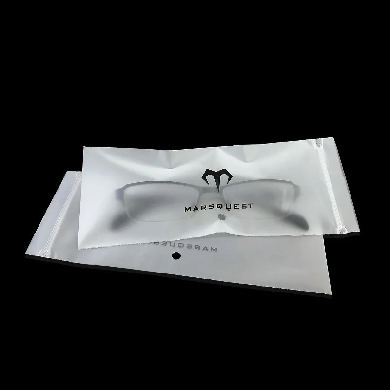Cpe Self-Sealing Frosted Zipper Transparent Outer Packing Glasses Pe Sealed Mobile Phone Case Accessories Ziplock Bag