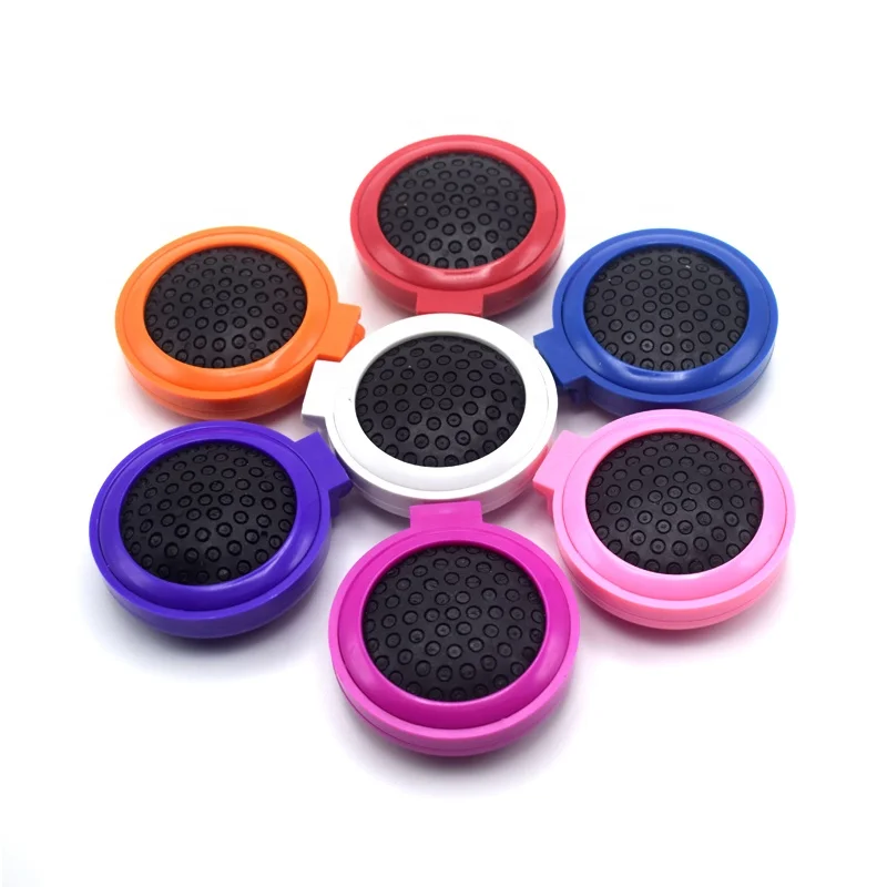 Yaeshii Dense Comb Portable Plastic Folding Round Hair Brush Brush Mirror Foldable