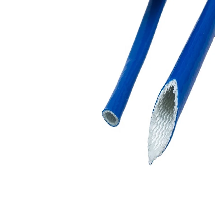 Heat Resistant Silicone Coated Fiberglass Heat Isolation Fire Resistance Fire Sleeve