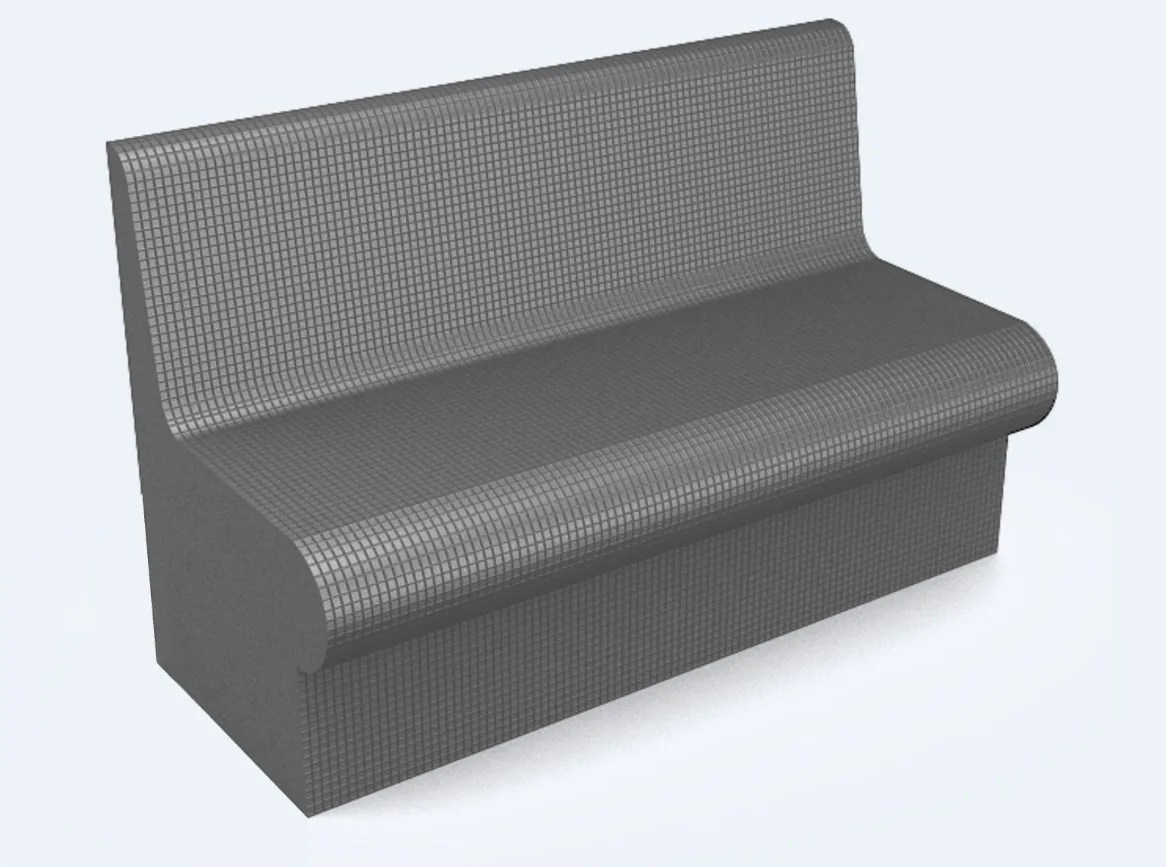 Wedi  shower bench for Sauna room