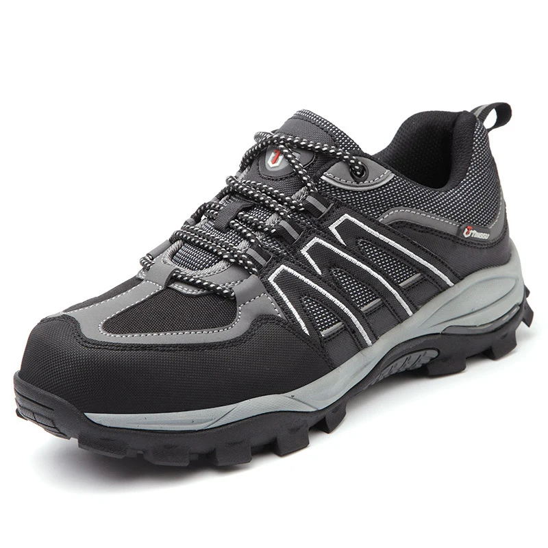 Fashion industrial oil resistant working sneaker  casual sport safety work shoes for men