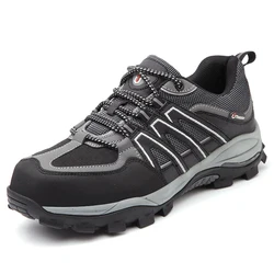 Fashion industrial oil resistant working sneaker  casual sport safety work shoes for men