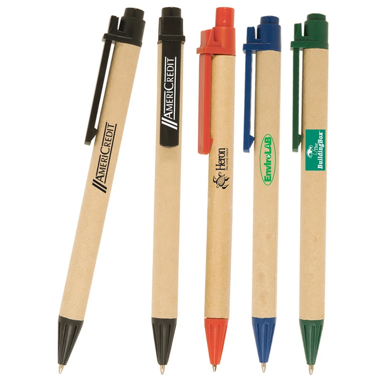 Recycled Ballpoint Eco Paper Barrel Pen