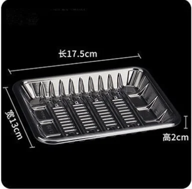 OEM High Quality Multipurpose PET Vegetable Meat Tray for Hypermarket fruit Food Container Plastic Take Away Airtight Packaging