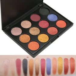 Customize high quality and high pigment pigmented luxury cheap makeup shimmer vegan eye shadow palette eyeshadow palette