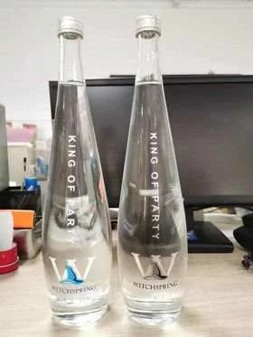 330ml 500ml Round Shape Lone Neck Juice Coffee Glass Bottle Frosted Empty 750ml Water for Kombucha Beveage