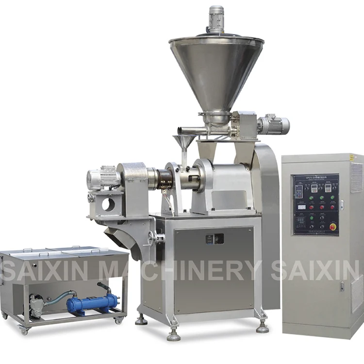 High Quality Cheese Ball Snacks Food Making Machine Suppliers Corn Double Screw Extruder for Cheese Ball