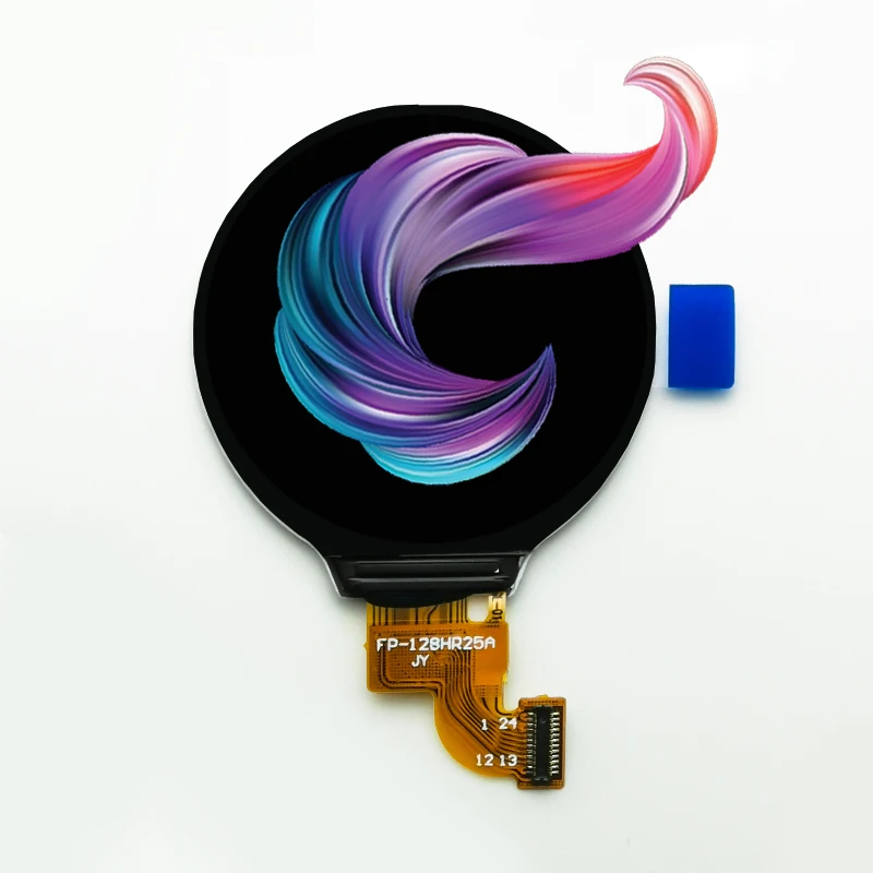 Circle 1.3 Tft Lcd 240X240Dots Ips Gc9A01 14Pin Zip Fpc 1.28 inch 1.3 inch 4Spi Tft Round Lcd Display For Smart Watches