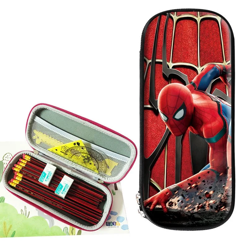 
Wholesale Custom Carton printed Pencil EVA Case Bag, Storage Plastic Pencil Bag 