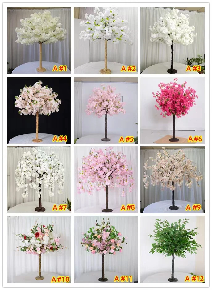 5ft small flower tree centerpieces cherry blossom for wedding table