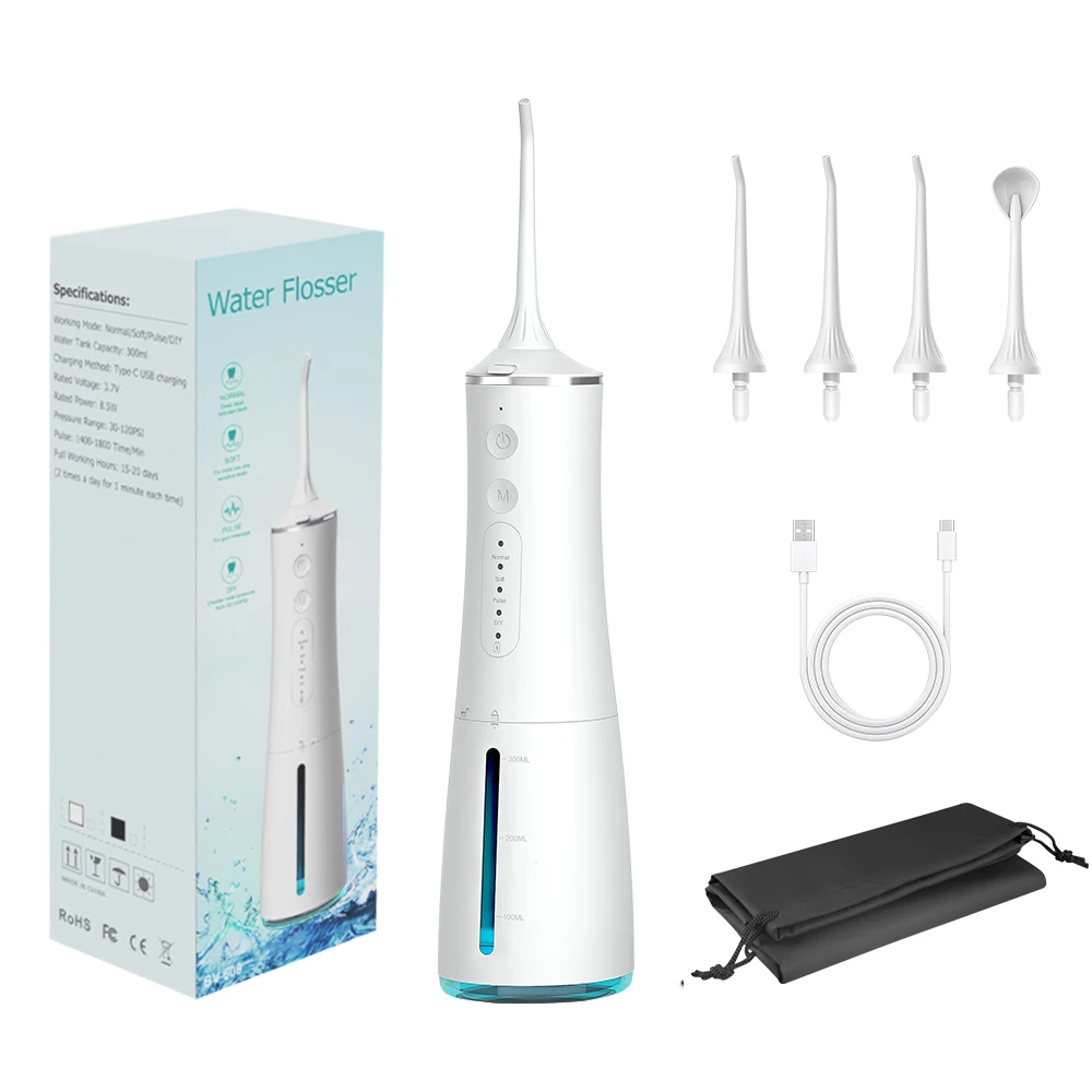 electric portable cordless water dental flosser wholesale waterflosser OEM oral irrigator