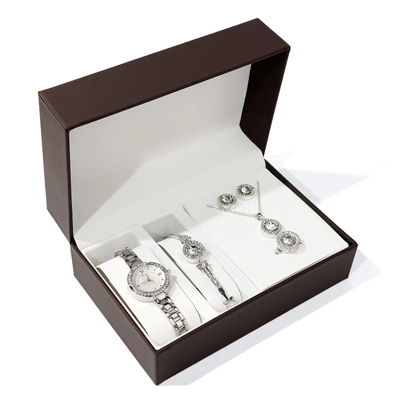 couple watch bracelet necklace set present jewelry gift jewellery set luxury bijoux set