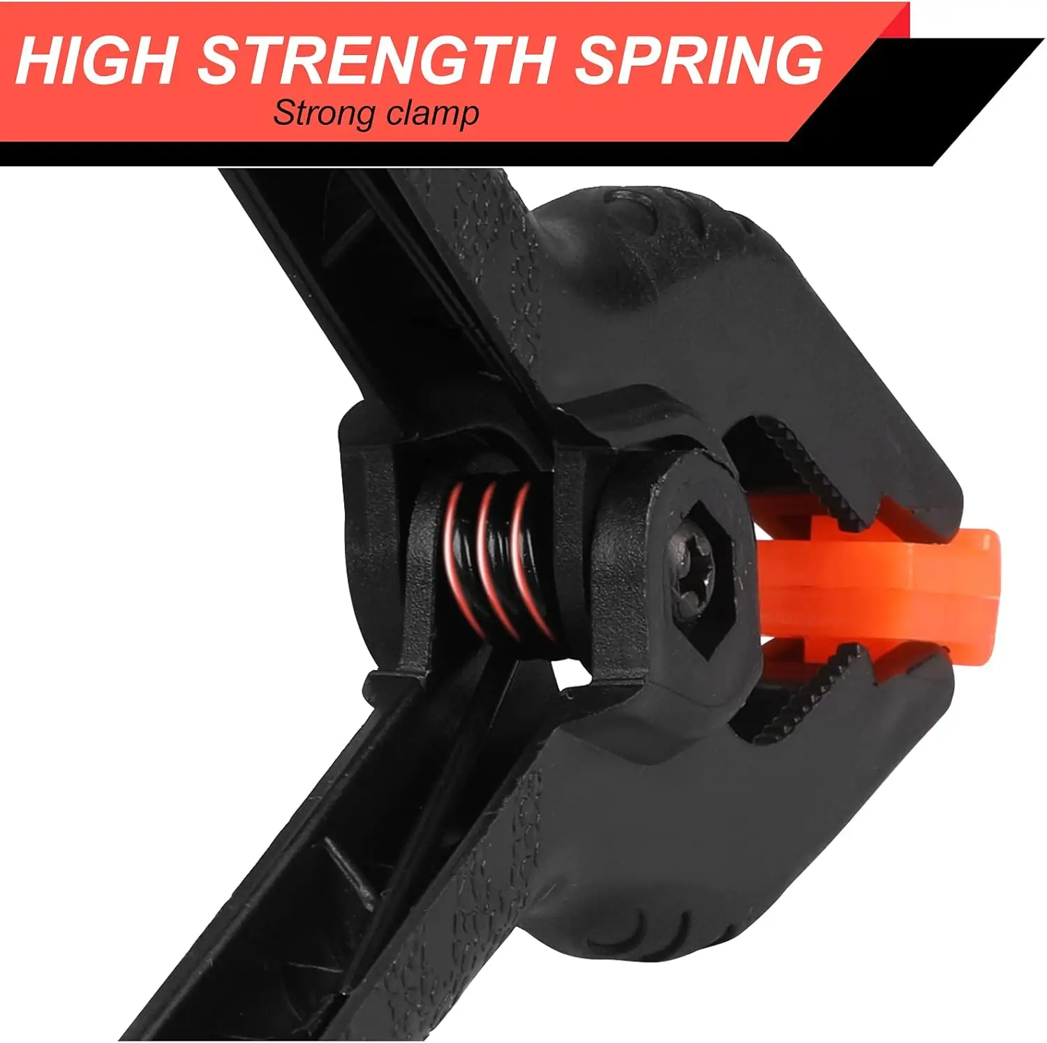 4/8/12Pcs Plastic Spring Clamps, 5.25 Inch Small Heavy Duty Clips for Crafts ,Backdrop Stand ,Woodworking, Photography Studios