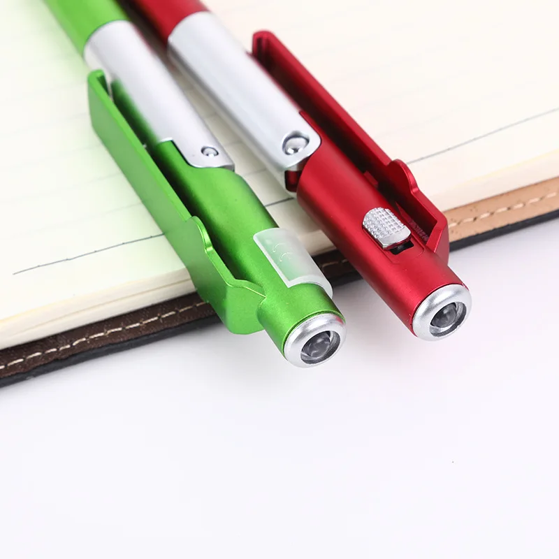 Sale Universal Stylus Pen with LED For Tablet Cellphone 4-in-1 Folding Ballpoint Pen Screen custom Stylus Pen