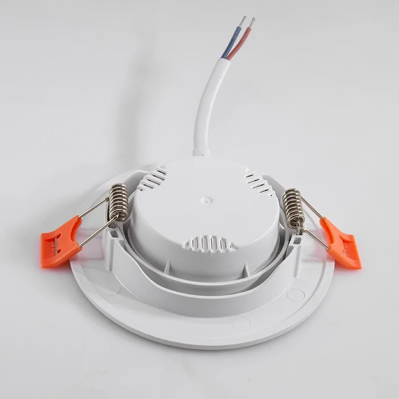 Round Square Recessed Spotlight Adjustable SMD Downlight 5w 7w Ceiling Spot Light Cabinet 3CCT LED Slim Spot Light LED